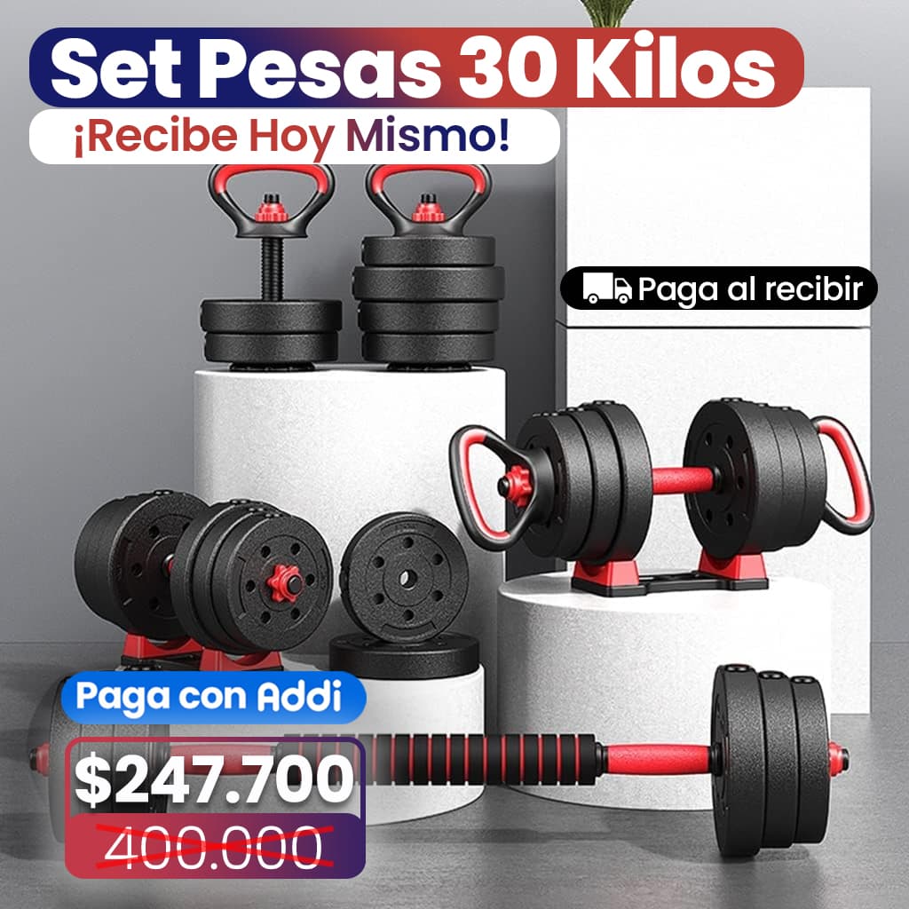 Kit de Pesas de 33 Kilos