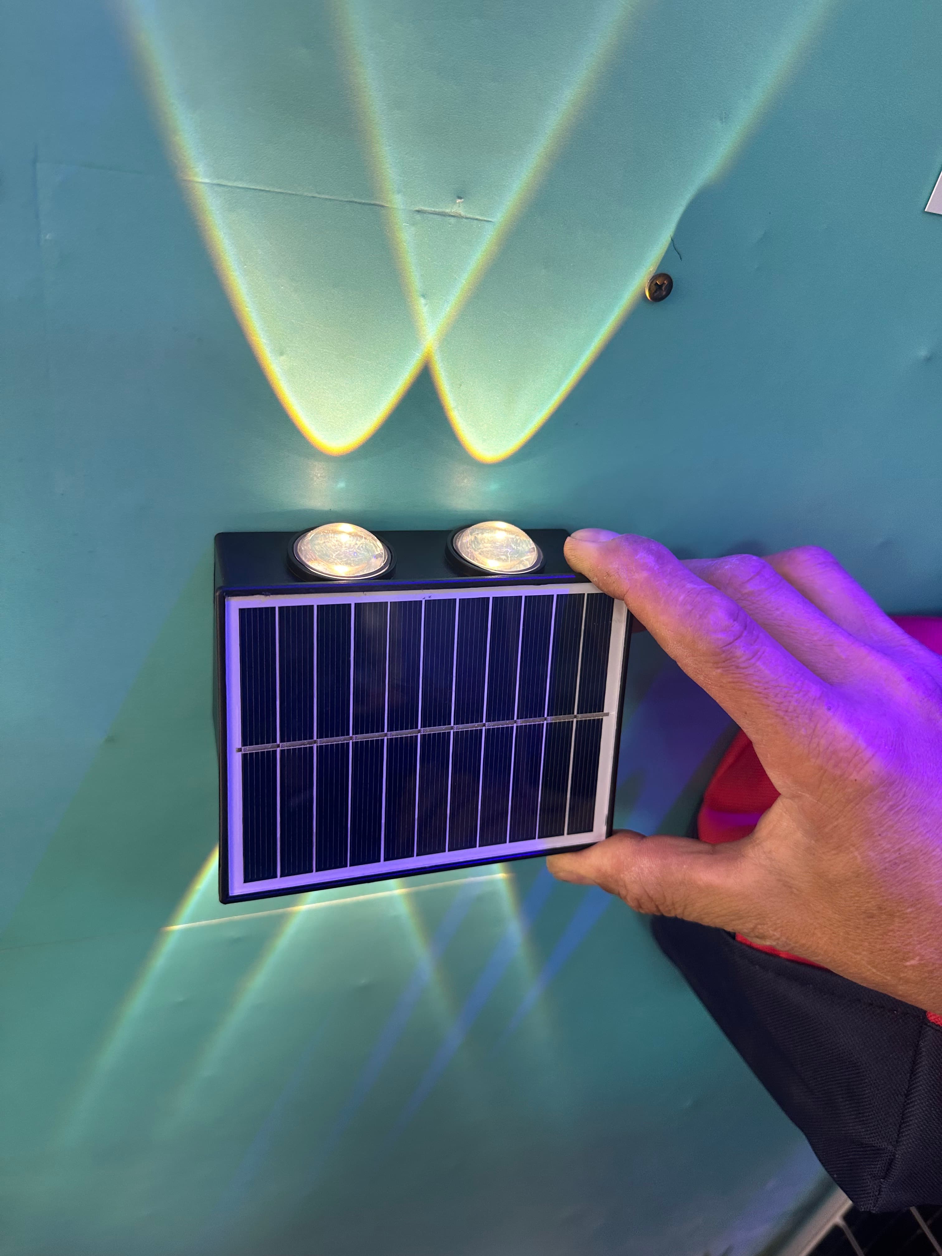 COMBO X3 UND Lámpara solar exterior