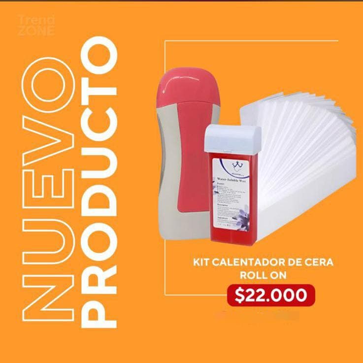 KIT CALENTADOR DE CERA ROLL ON