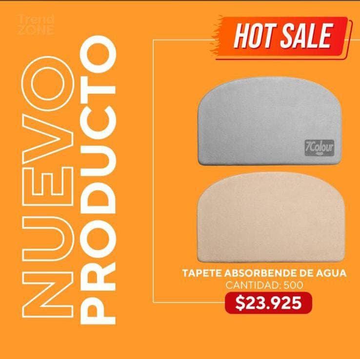 TAPETE ABSORBENTE DE AGUA