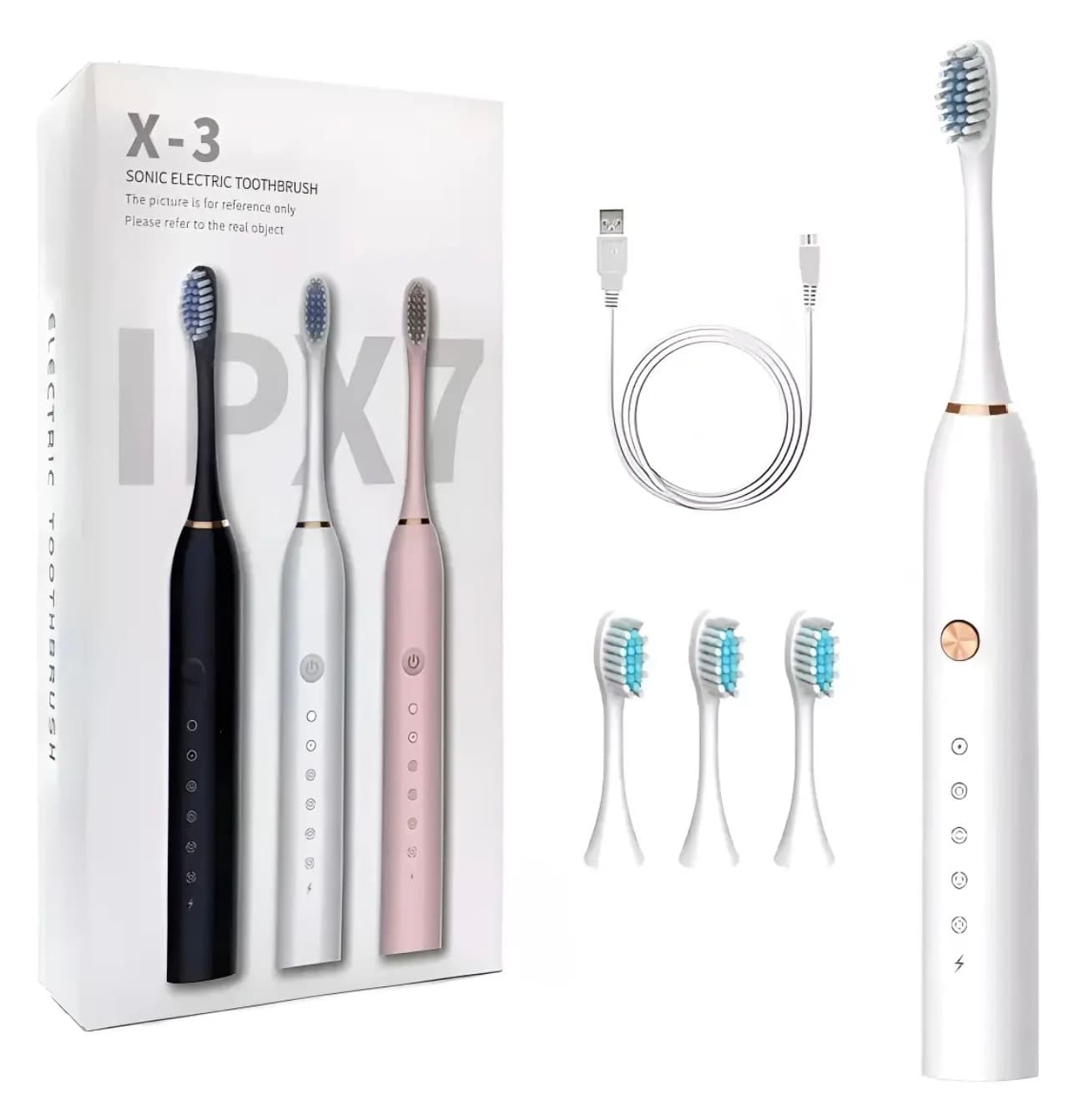 Cepillo Dientes recargable 3 cabezales