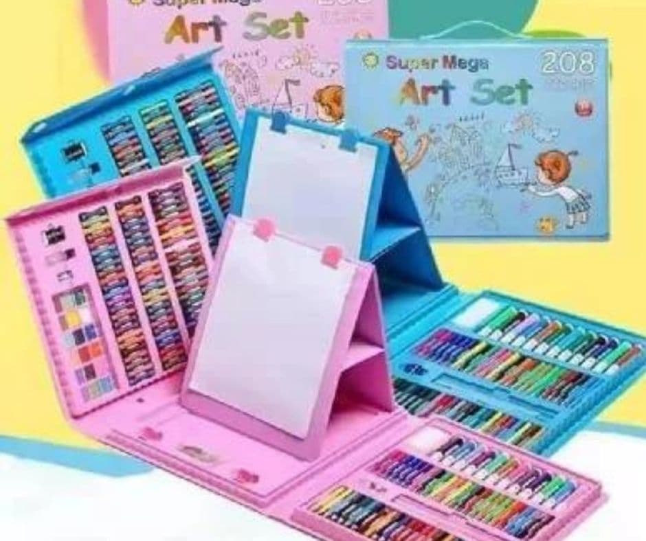 Set Arte Niños Maleta 208 Piezas Crayon