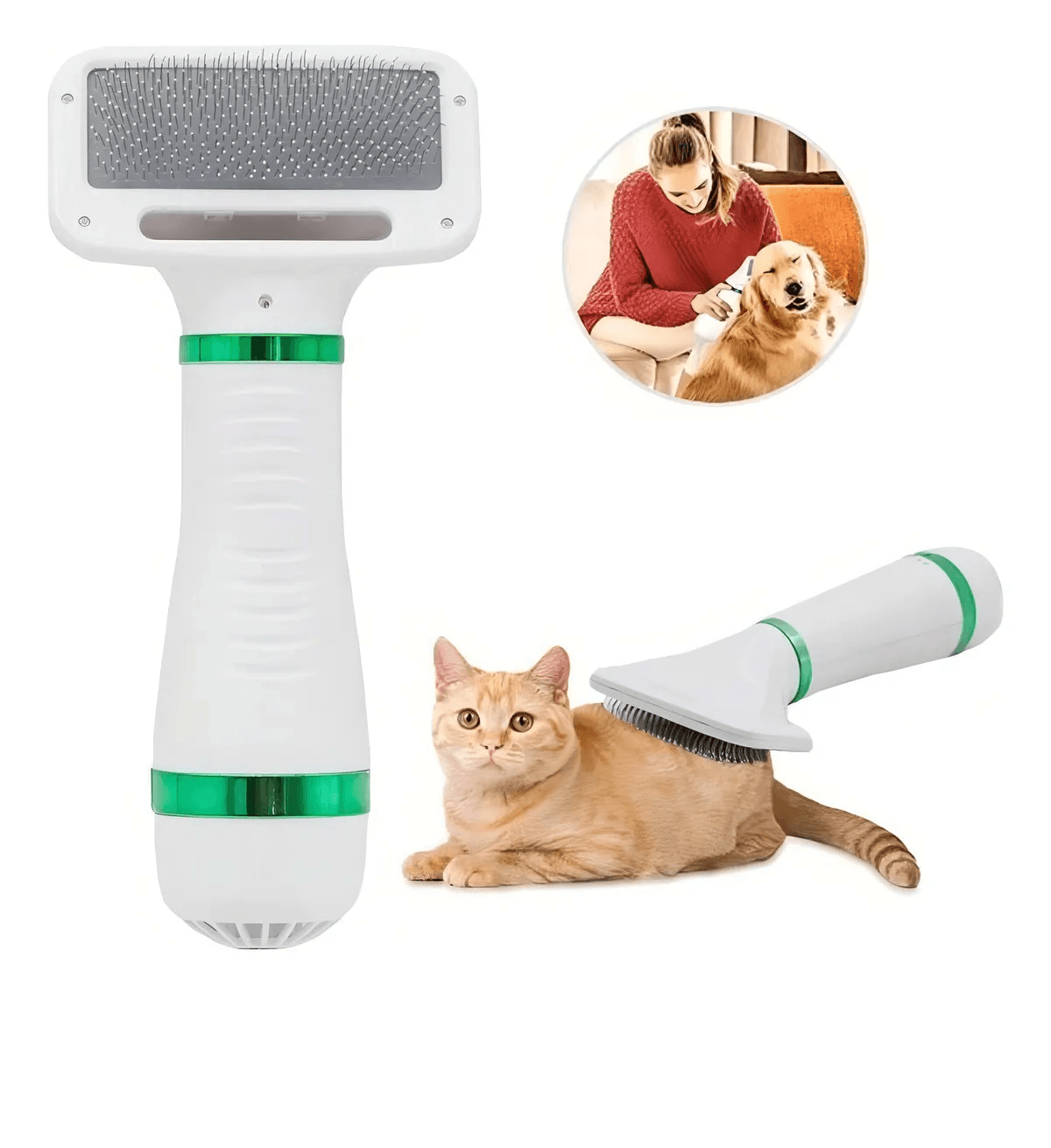 CEPILLO SECADOR PARA MASCOTA