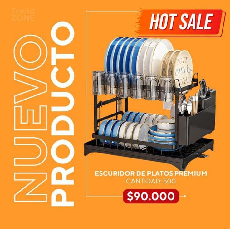 ESCURRIDOR DE PLATOS PREMIUM