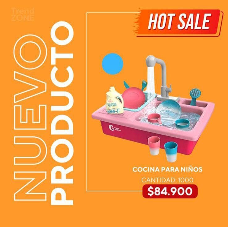 JUGUETE PARA NIÑOS SIMULACION LAVAPLATOS