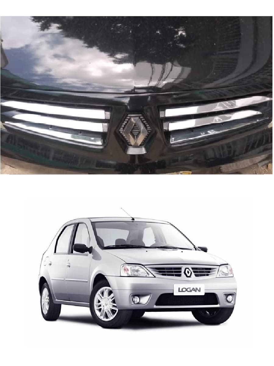 platina frontales cromadas renault logan