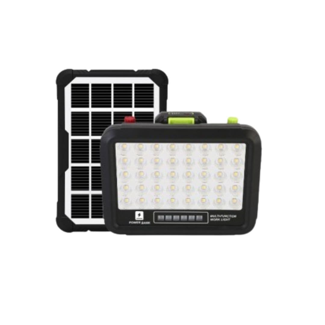 REFLECTOR CON PANEL SOLAR 500W JORTAN