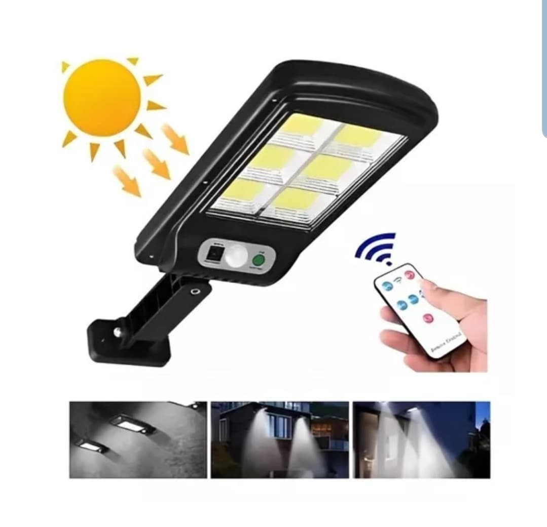 LAMPARA LED SOLAR 30W