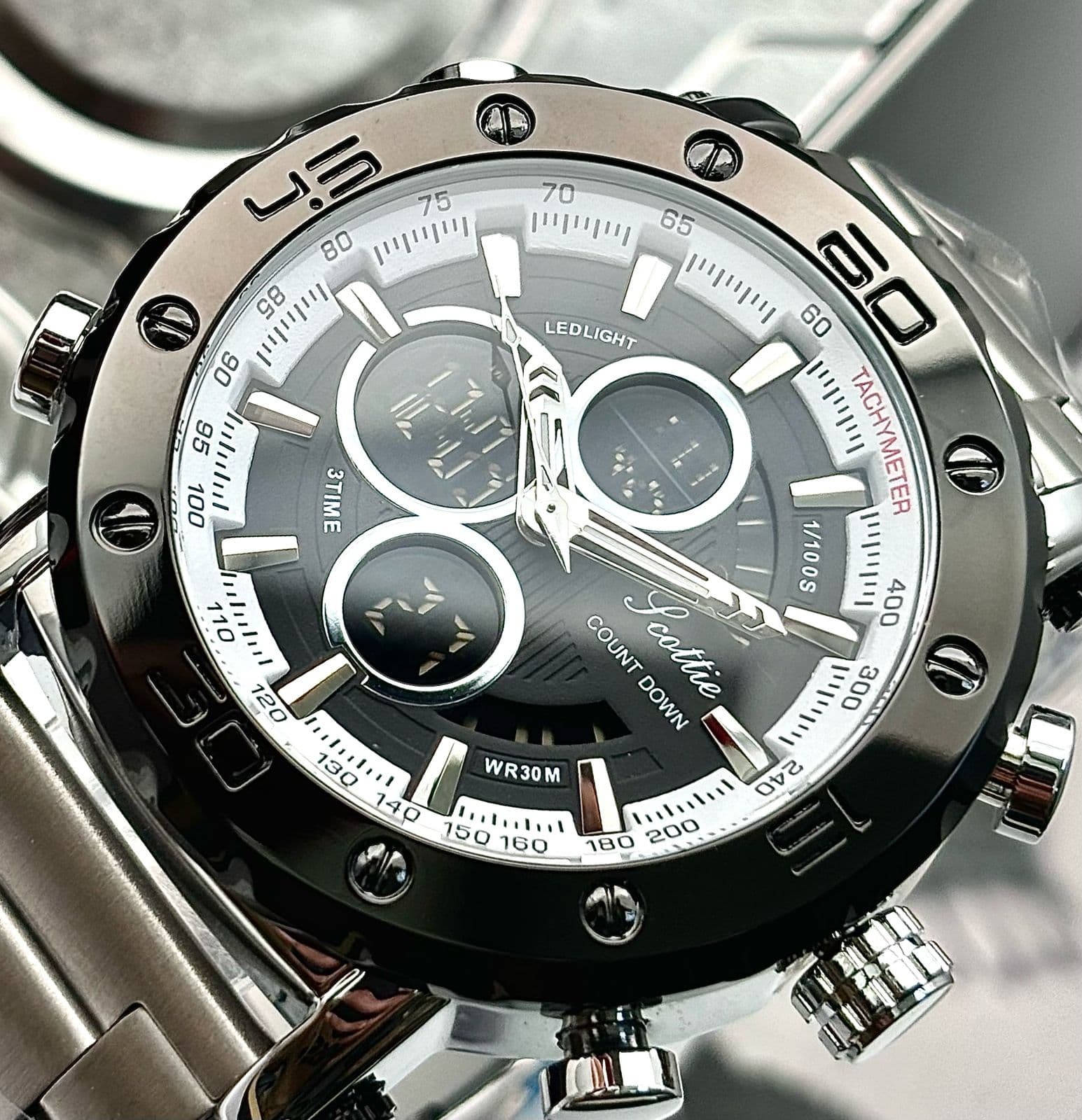 RELOJ SCOTTIE 1636 ACERO PARA HOMBRE