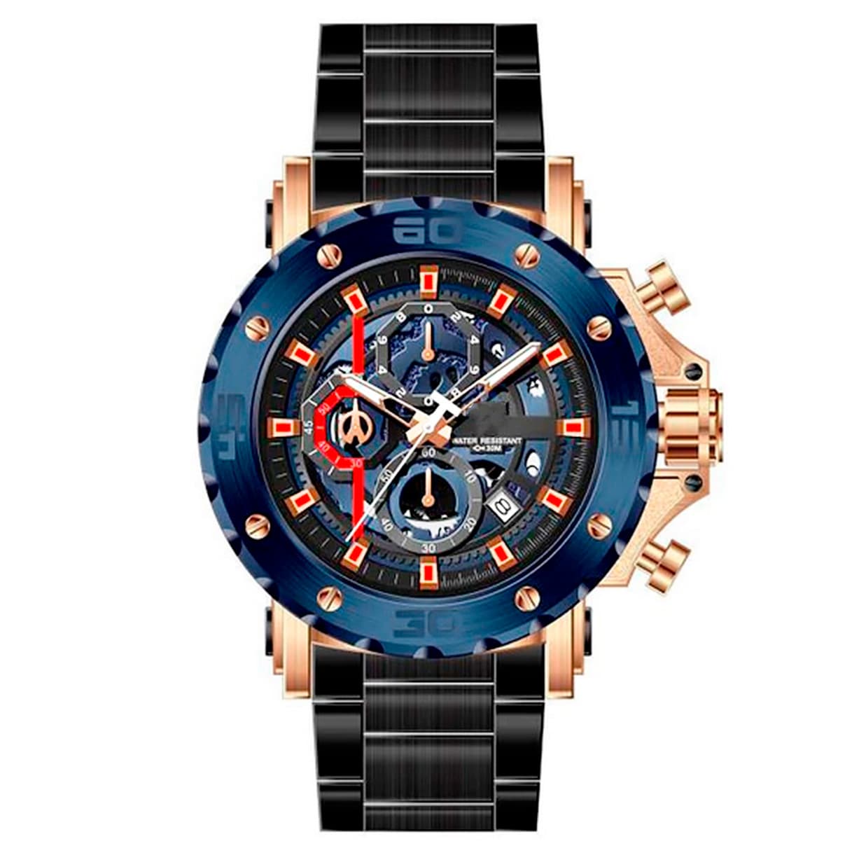Reloj G-force H3799g Cronografo Funciona