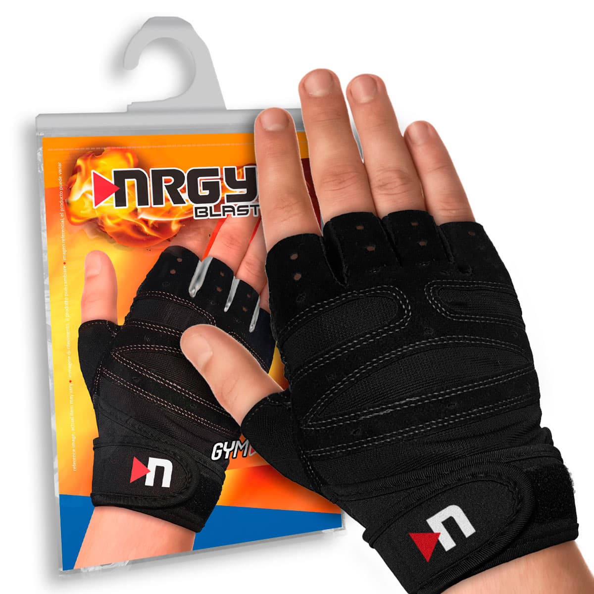 Guantes Gym Negro NRGY Blast