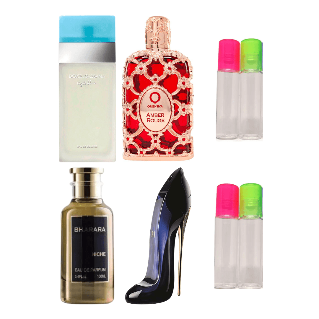 COMBO SPECIAL 4 PERFUMES + 4 PROBADORES