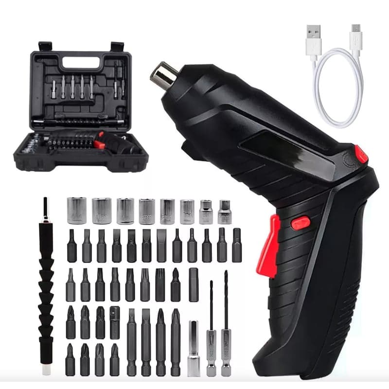 48 Piezas Kit Destornillador Eléctrico R
