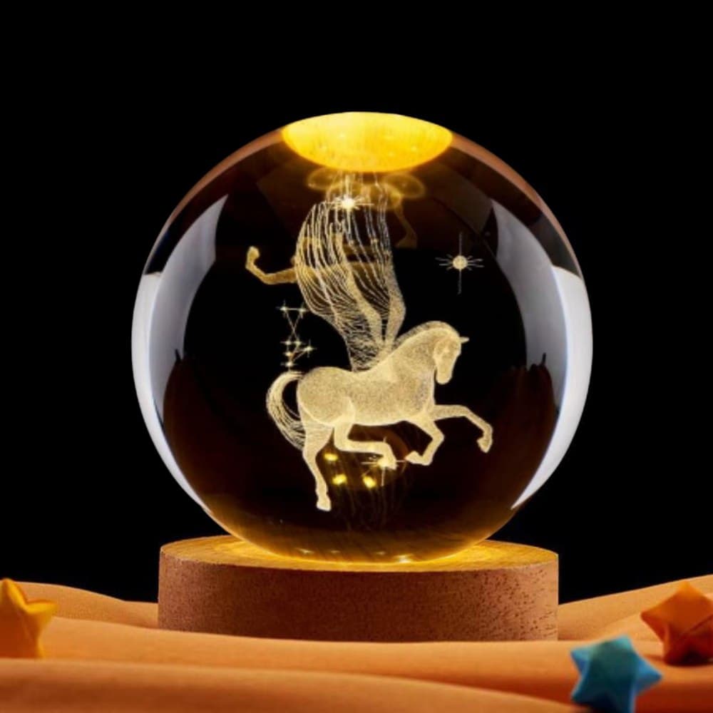 Esfera 3D Pony Pegasus Pequeña