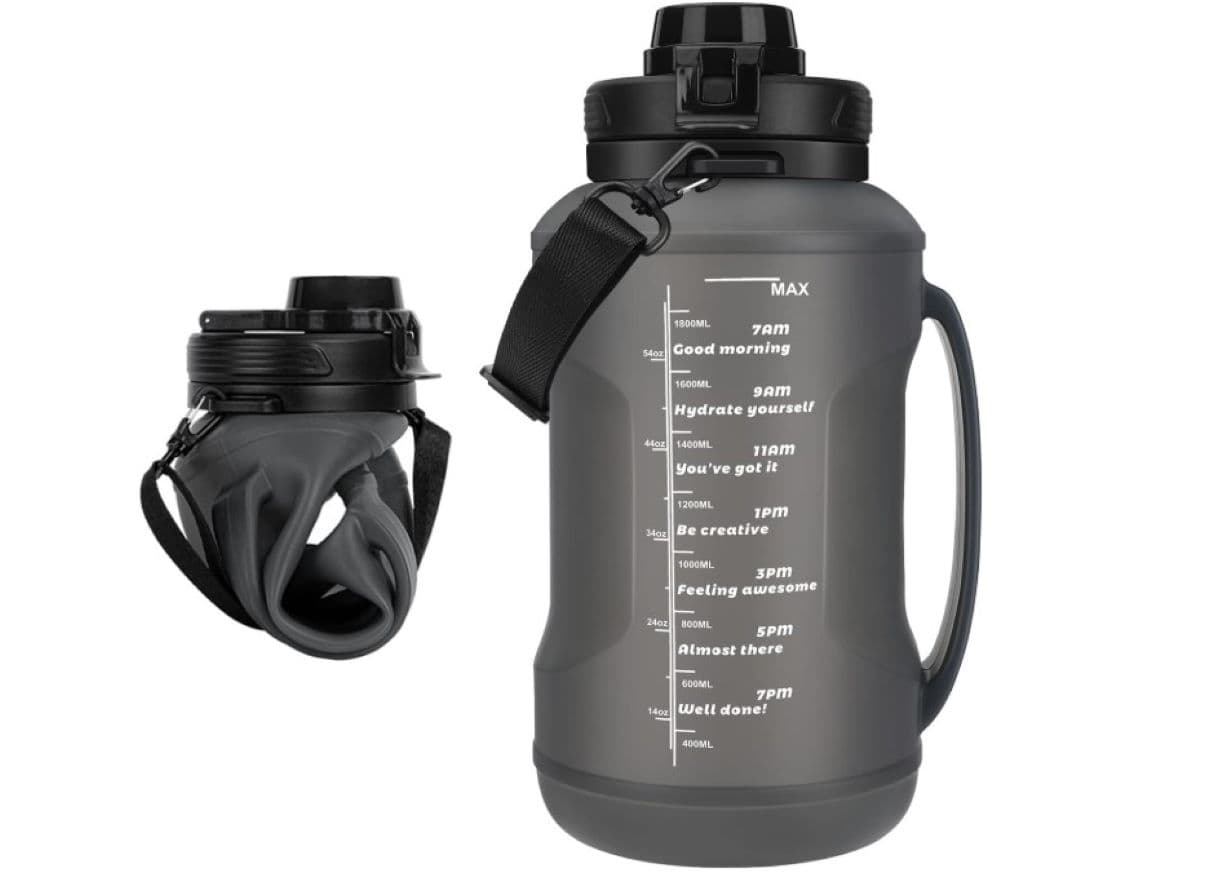 Botella Agua 2 Litros Botilito Silicona
