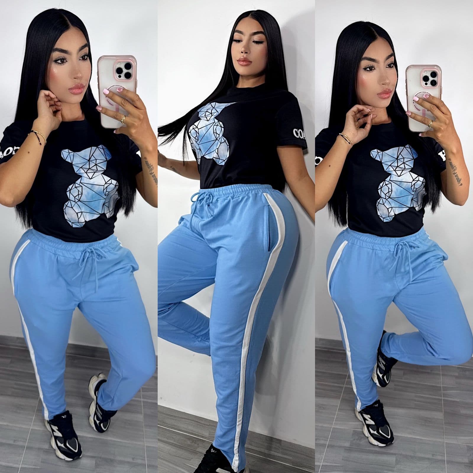 Conjunto Jogger coach oso dama
