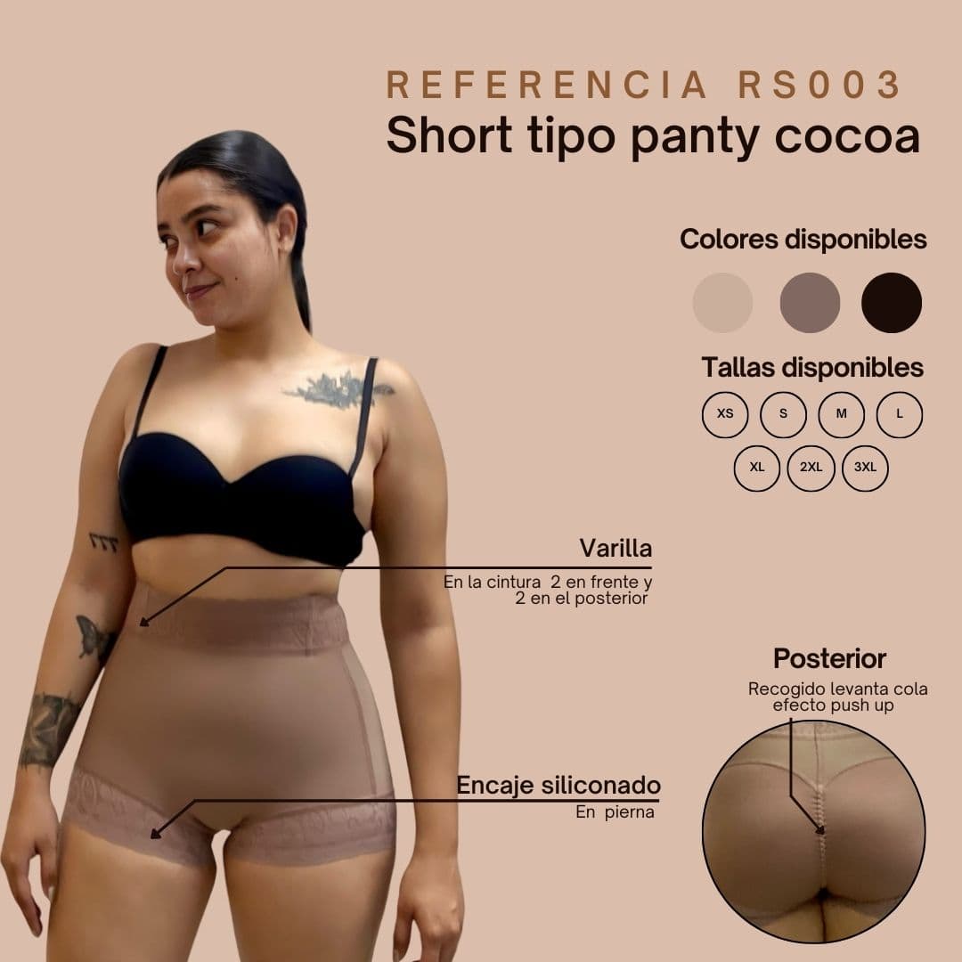 RS003 Cocoa Panty tipo Short