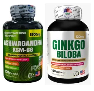 COMBO ASHWAGANDHA Y GINKGOBILOBA