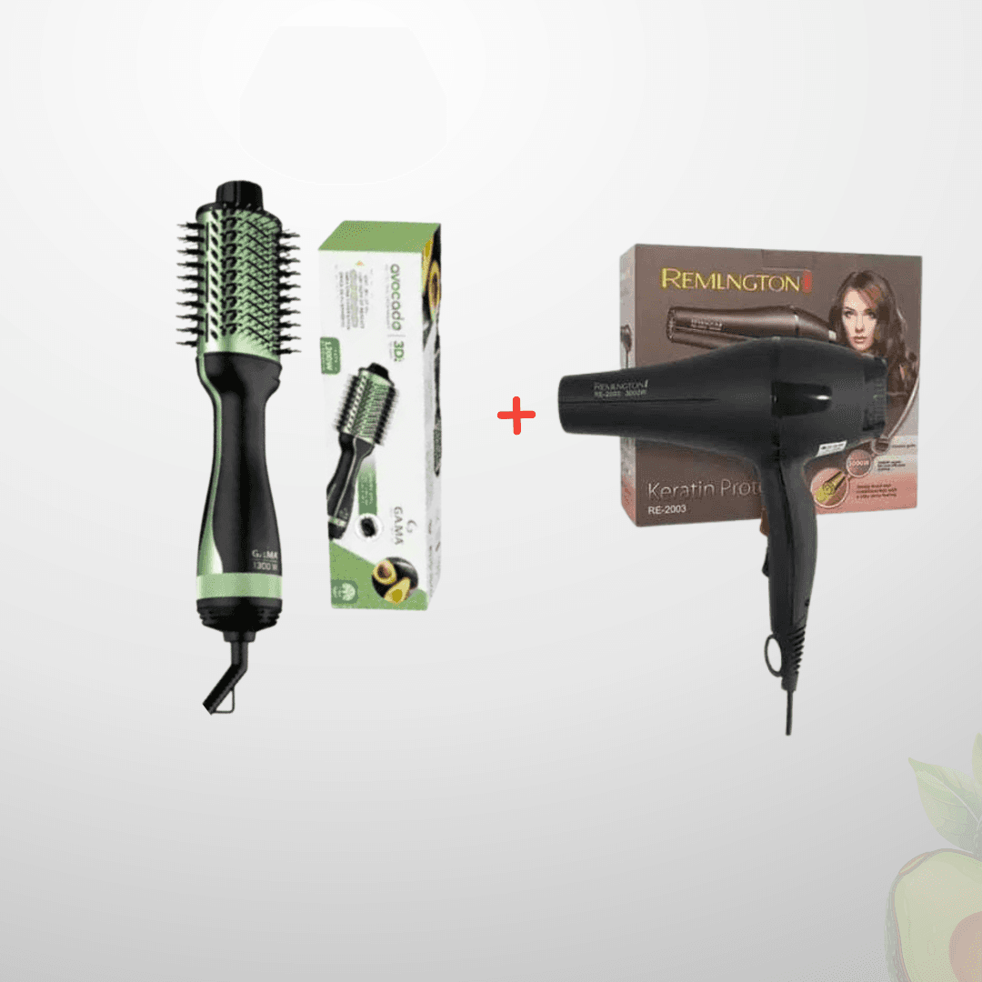 Cepillo secador + Secador Keratin PRO
