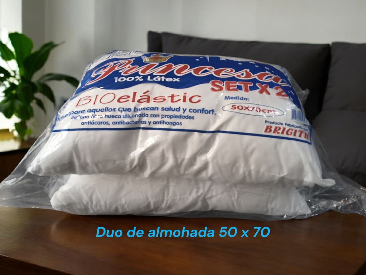 Almohada siliconada 50 x 70 doble forro
