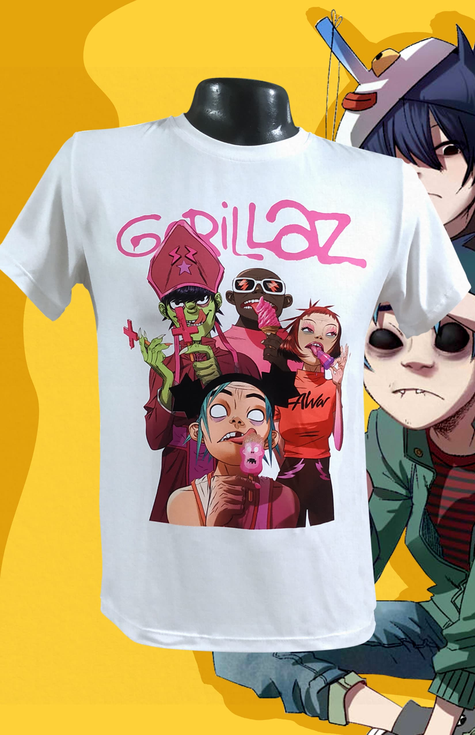 GORILLAZ BLANCO