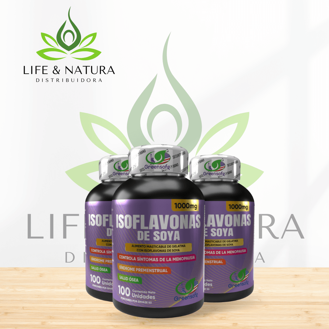 ISOFLAVONA  DE SOYA  X 100  SOFTGELS X 3