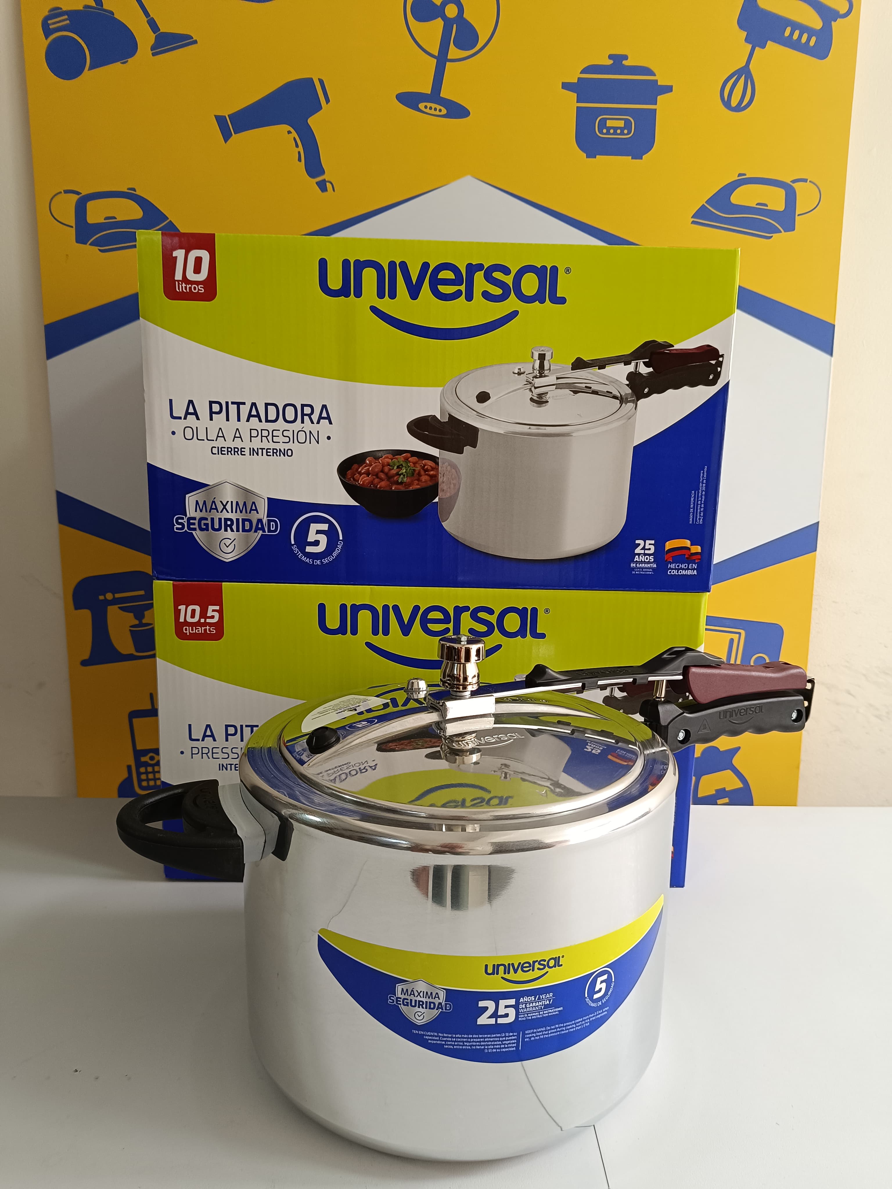Olla a presión universal 10 litros