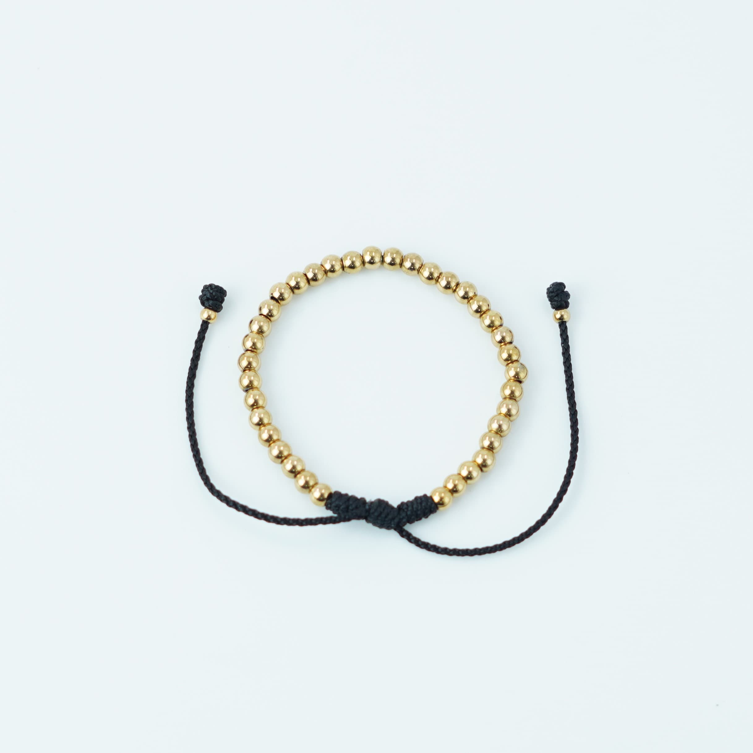 Pulsera balin seguido dorado