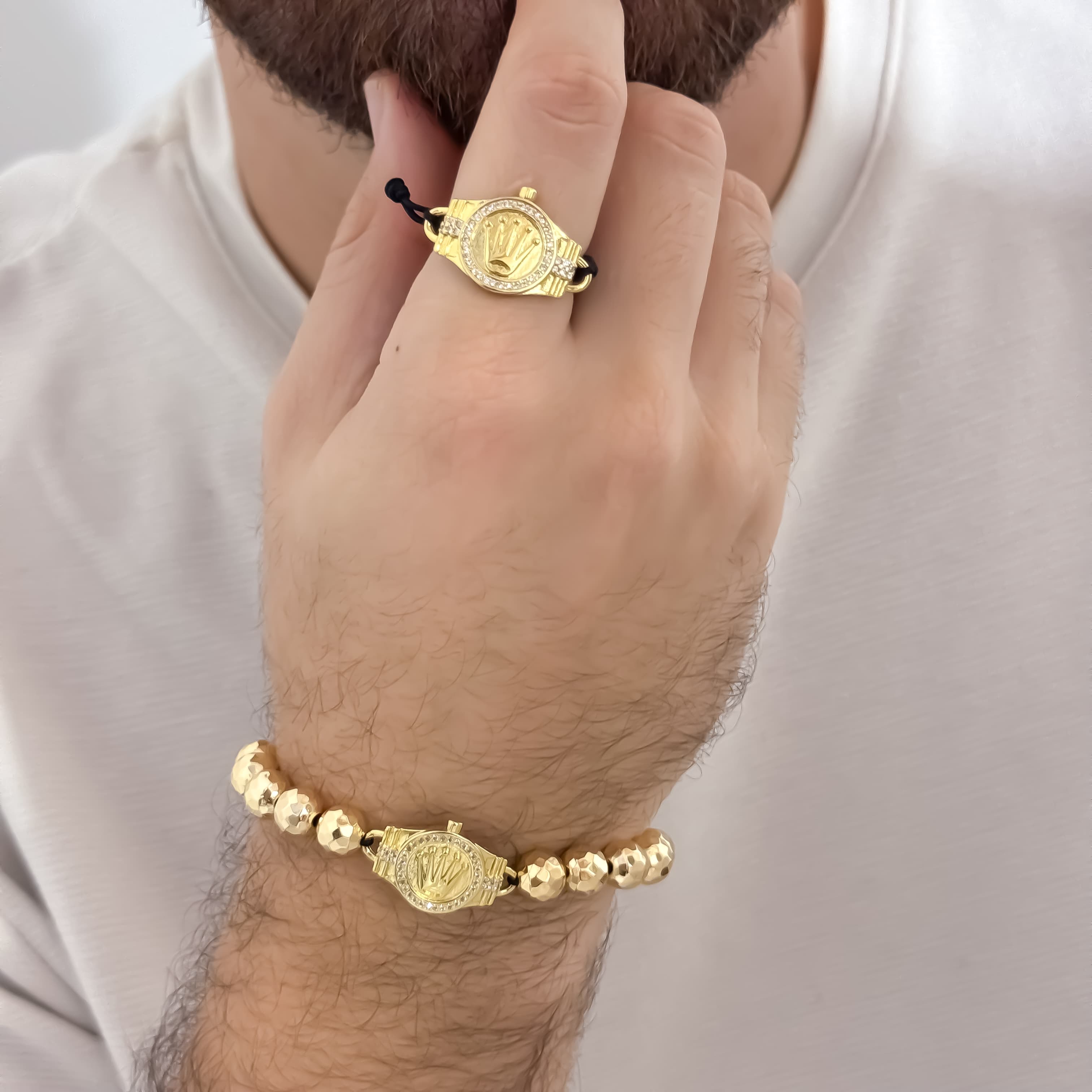 Anillo Y Manilla Rolex