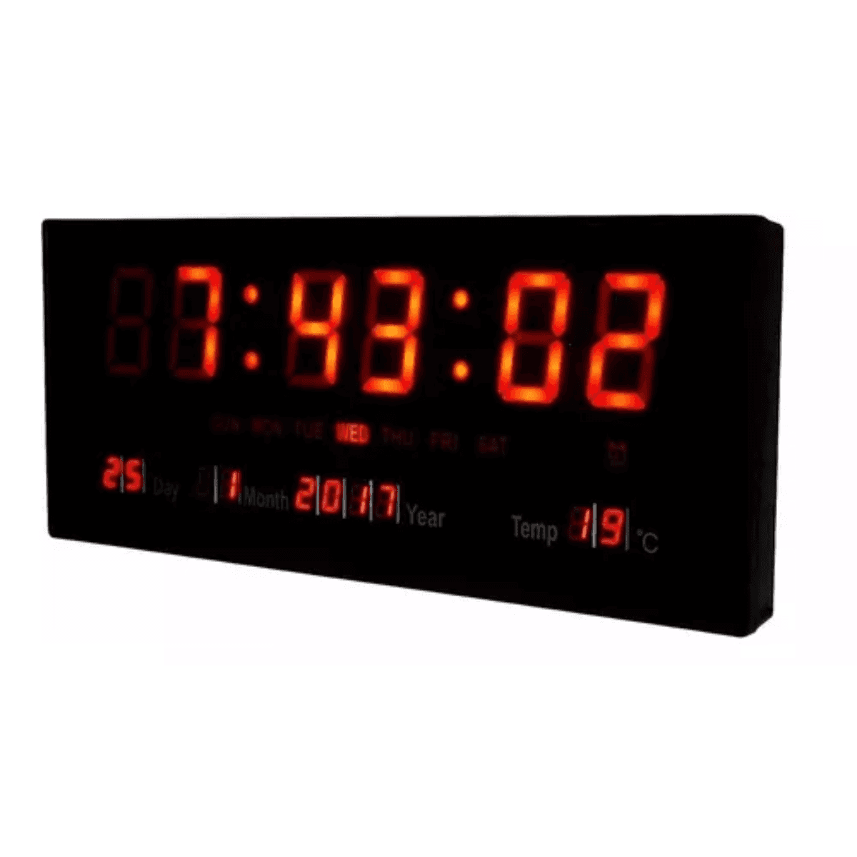 Reloj Led Digital Calendario-Pared