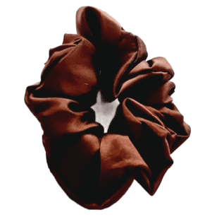 Scrunchies grande en satén premium