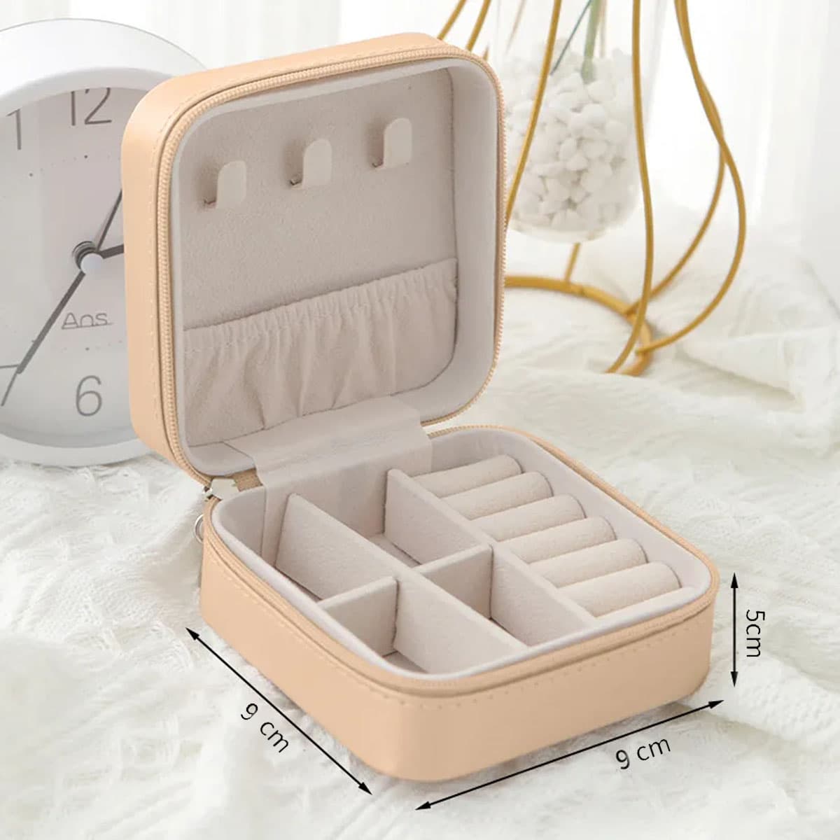 Caja Joyero Alhajero Organizador Anillos