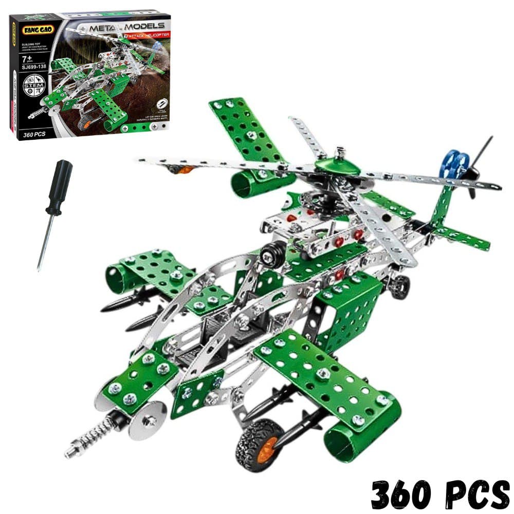 Helicoptero De Ataque Armable 360 Piezas