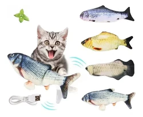 Pez Juguete Para Gato Recargable