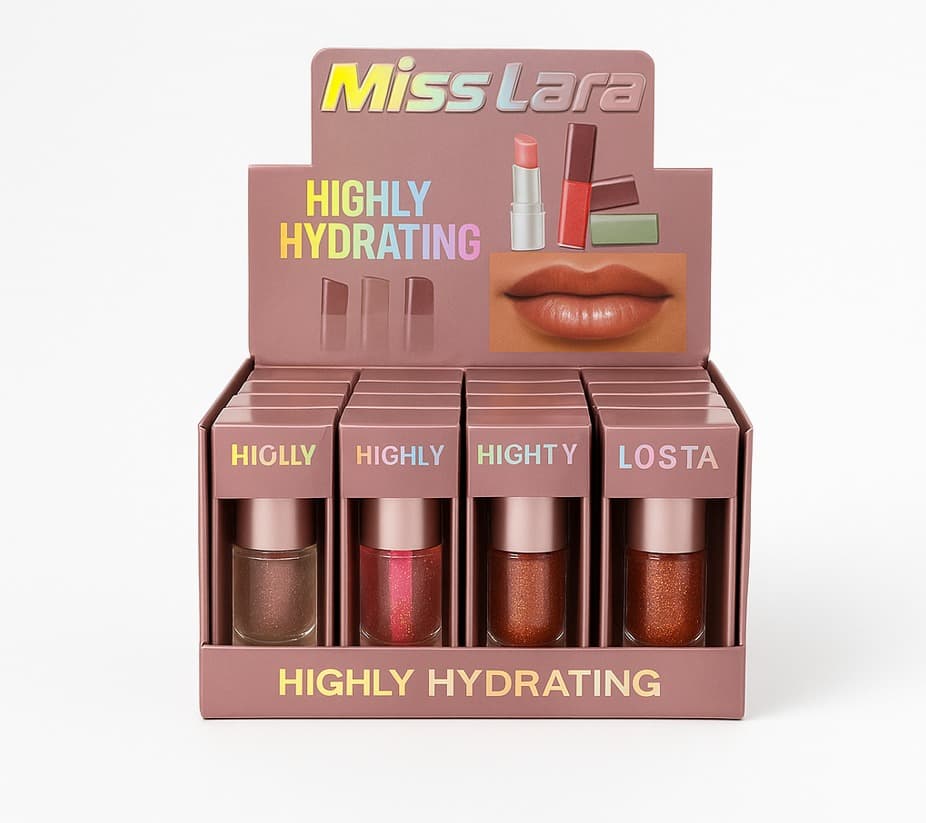 Lip Gloss Miss Lara X24 Unidades