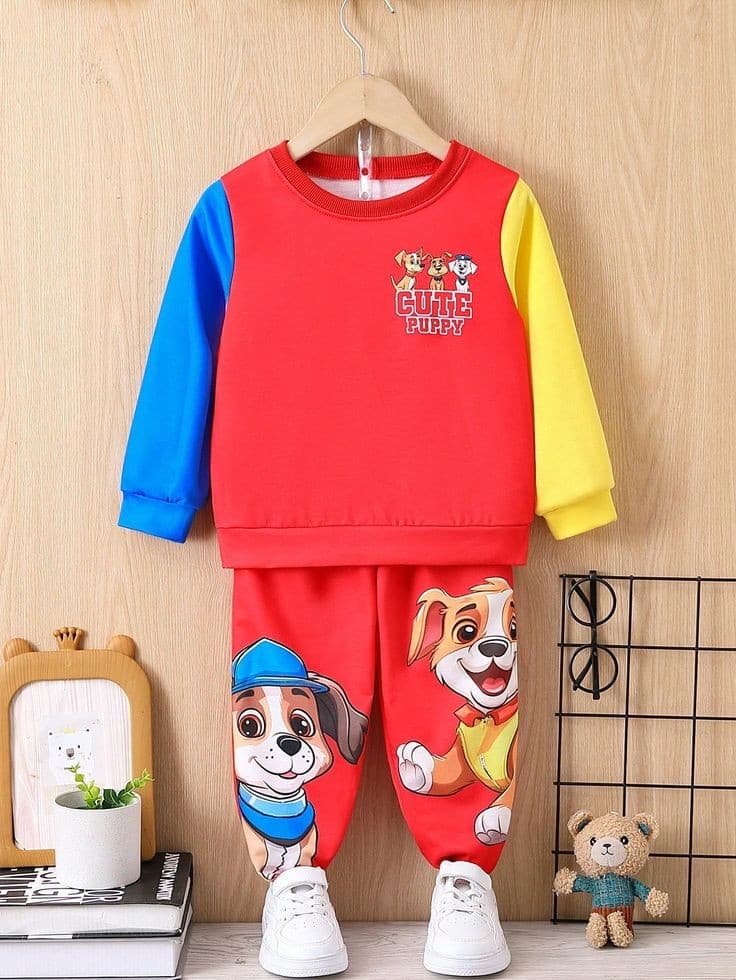 PAW PATROL AMARILLO AZUL Y ROJO