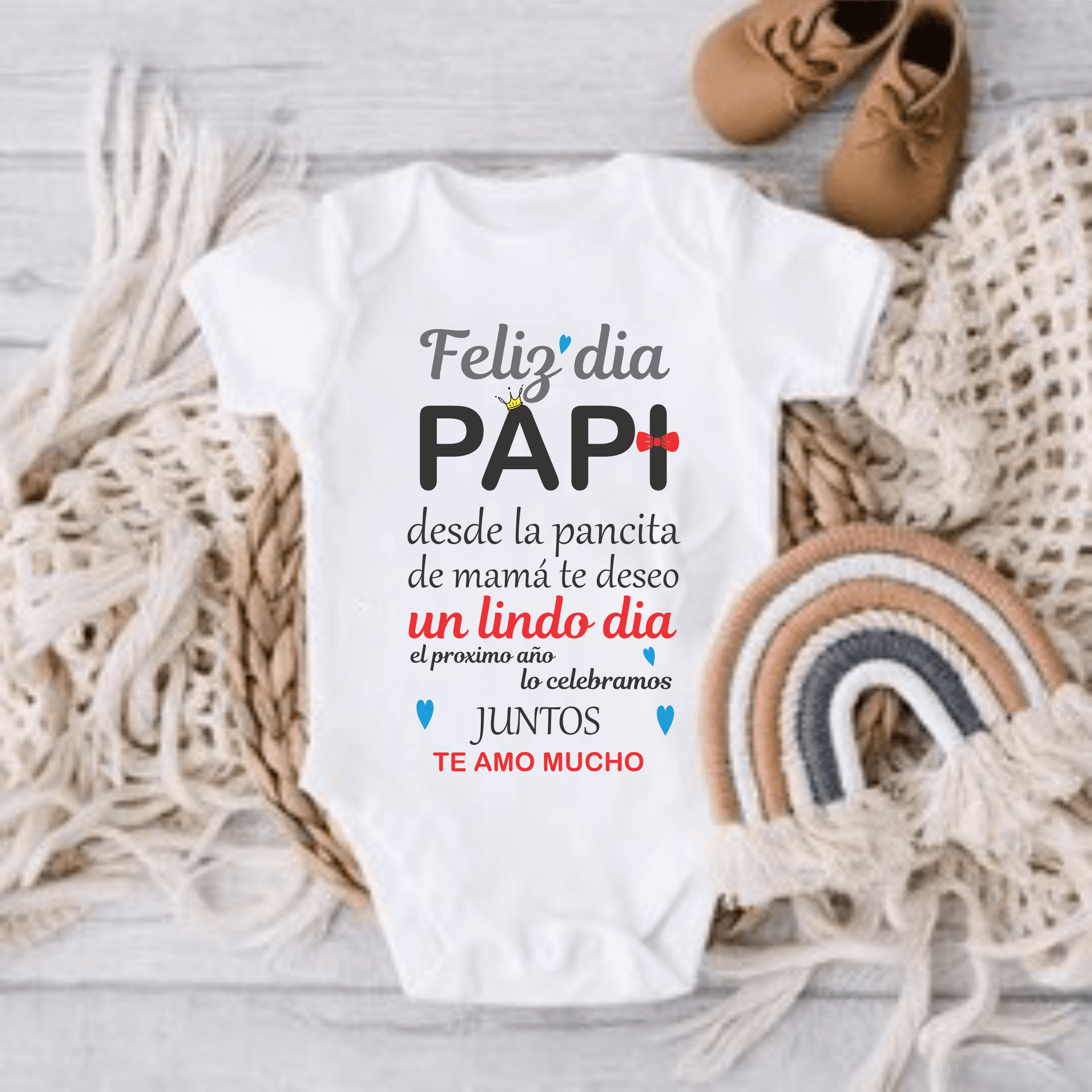 Body Mameluco día del Padre desde la pan