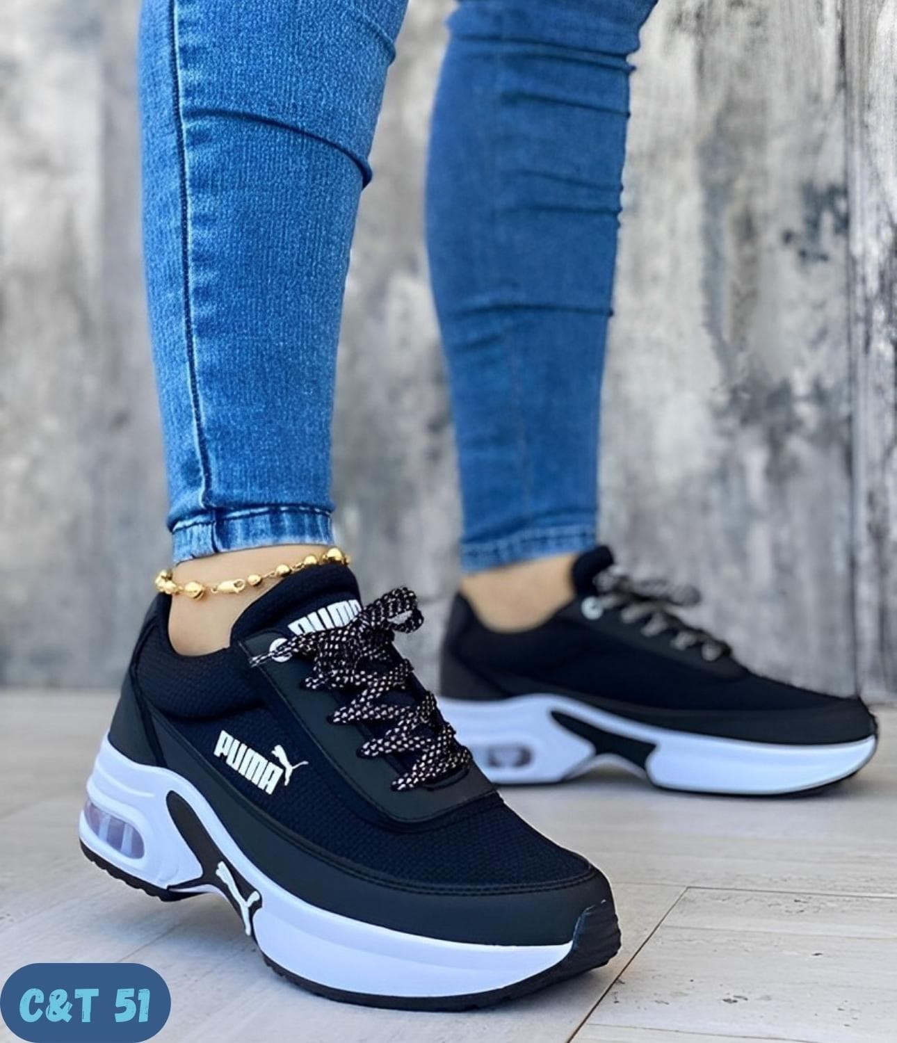 PUMA PLATAFORMA NEGRO
