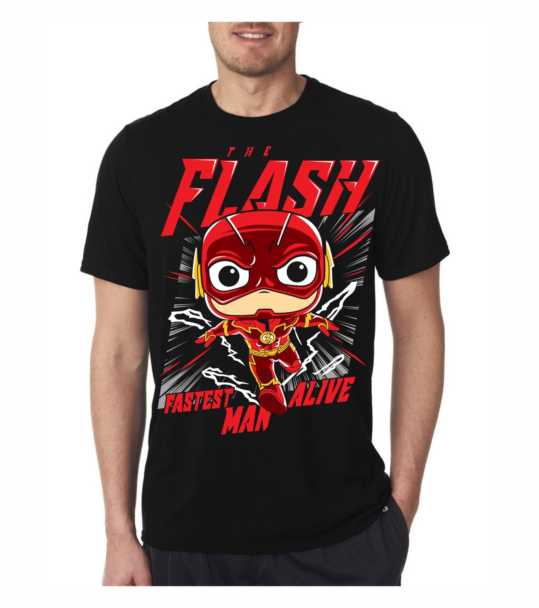 Camiseta Flash Superheroes Dc