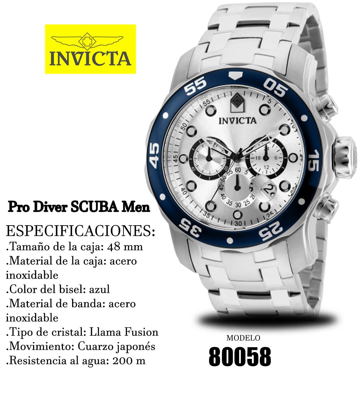 RELOJ INVICTA 80058