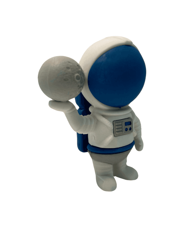Borrador Astronauta Casco Azul