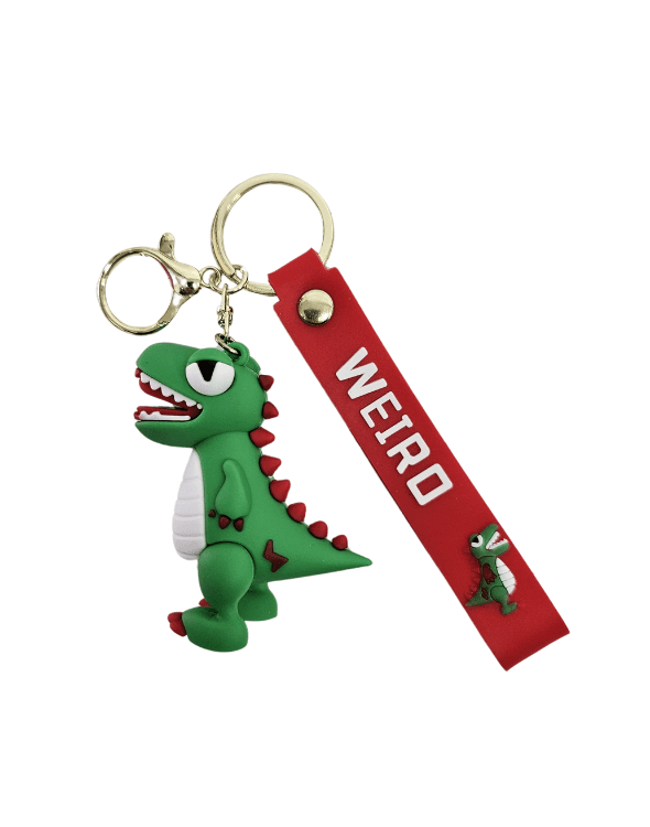 Llavero Dinosaurio Verde Claro