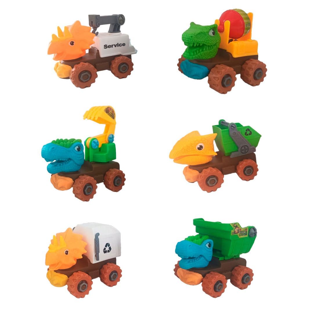Carro Camion Construccion Dinosaurio Arm
