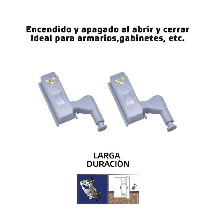 Bisagra con Luz led