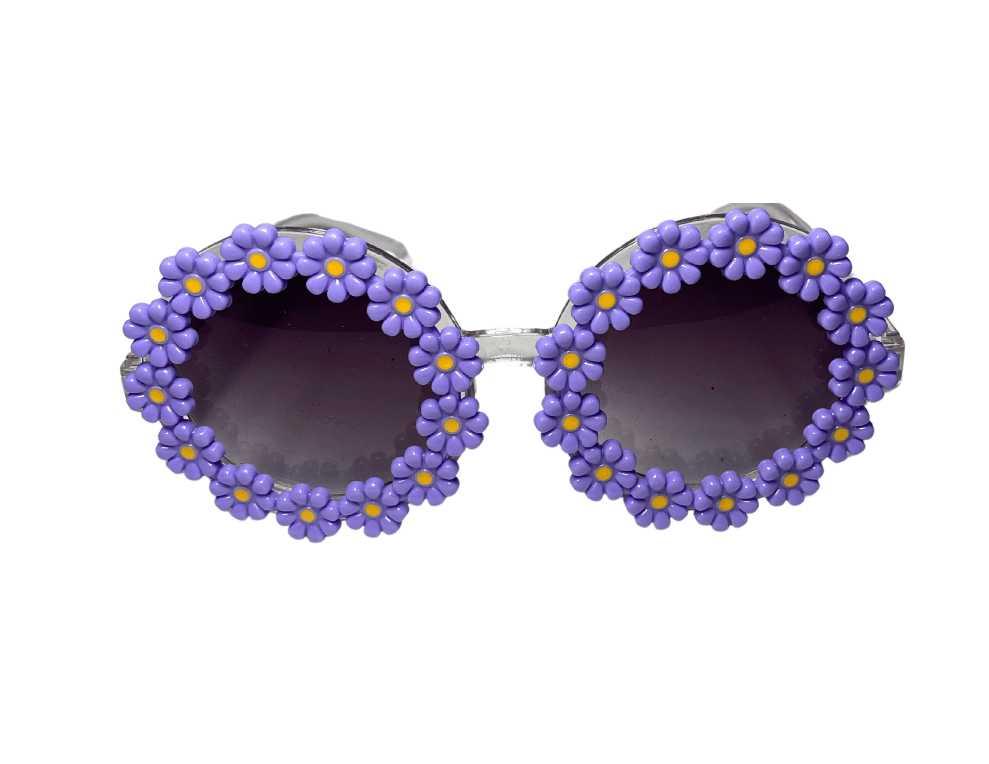 Gafas Borde de Flor Violeta
