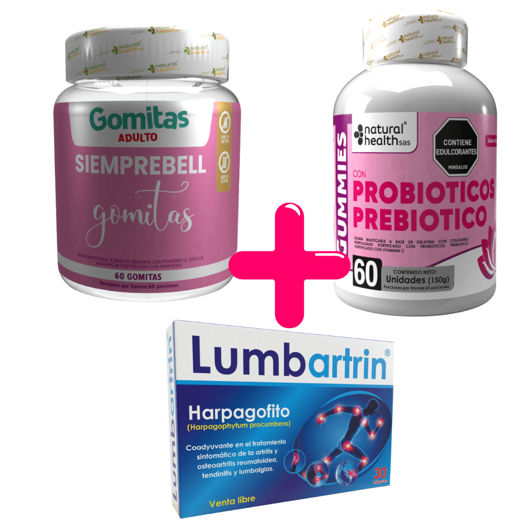 BBL gomitas+ probioticos + lumbartrin