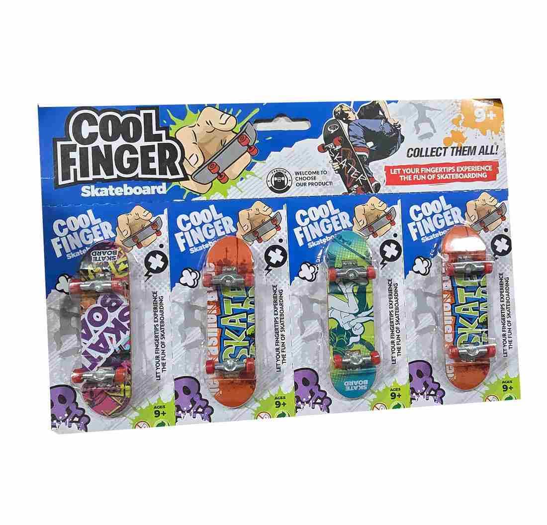 Patineta Dedos Mini Coleccion Juguete Ni