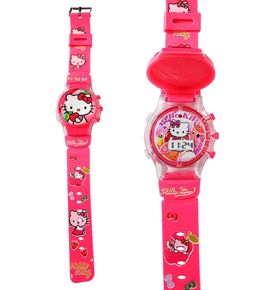 Reloj Niñas Digital Tapa Infantil Luces