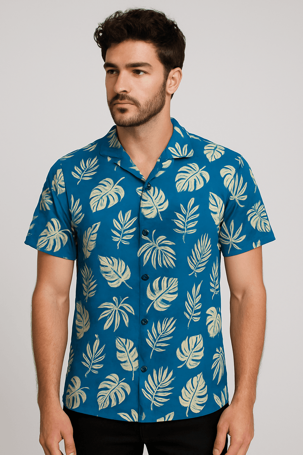 Camisa Estampada Manga Corta