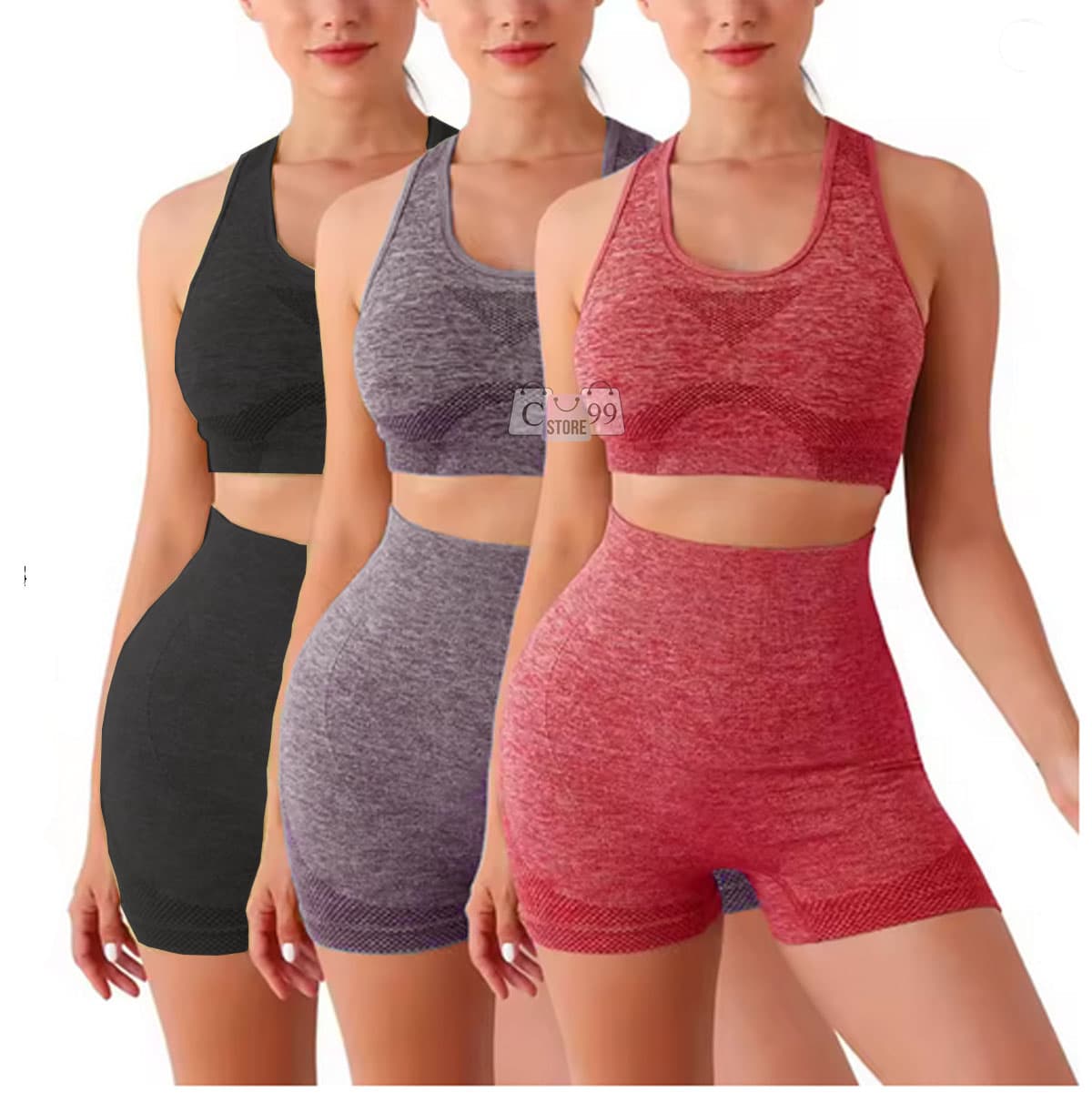 Conjunto Deportivo Short y Top Corto